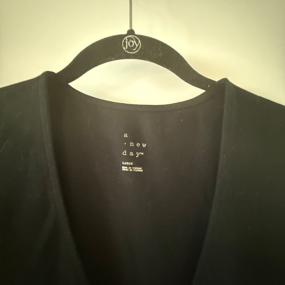 A New Day Sleeveless Black Bodysuit – Size Large - Picture 2 of 3